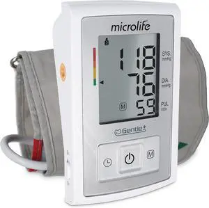 Microlife Series 500 Automatic Upper Arm Blood Pressure Monitor for 2 Users, Stores Up to 198 Results, Wide-Range Cuff Fits Adult Arms <16.5 in (Size M  L), Smart Tracking Software