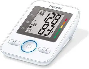 Beurer BM31 Upper Arm Blood Pressure Monitor for Home Use, Large Cuff | Automatic & Digital, 2-Users, XL Display, Irreg. Heartbeat Detector, Universal Cuff Circ. 8.7-16.5