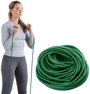 THERABAND Latex Resistance Tubing, Green, Heavy, Level 3, 100 ft Roll, Professional Grade Resistance Band for Exercise, Upper and Lower Body Workouts, Cut-to-Length, Color-Coded Levels