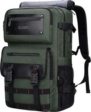 WITZMAN Travel Backpack for Men Duffle Bags Fits 17 Inch Laptop | Nylon Water-resistant 3-in-1 Carry on Backpack Airline Approved, Large Convertible Overnight Rucksack, B685 Army Green WITZMAN Travel Backpack for Men Duffle Bags Fits 17 Inch Laptop | Nylon Water-resistant 3-in-1 Carry on Backpack Airline Approved, Large Convertible Overnight Rucksack, B685 Army Green