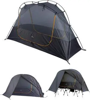 Ultralight 4 Season Solo Tent Waterproof with Snow Skirt Rainfly, Ground/Off The Ground Tent for Backpacking Camping Hiking Trekking Mountaineering Ultralight 4 Season Solo Tent Waterproof with Snow Skirt Rainfly, Ground/Off The Ground Tent for Backpacking Camping Hiking Trekking Mountaineering