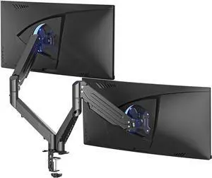 Suptek Dual Monitor Mount Stand-Height Adjustable Gas Spring Monitor Arm Desk Mount for 2 Computer Screens 17 to 35 inches - Each Arm Holds up to 24.25lbs,Black(MD8SP) Suptek Dual Monitor Mount Stand-Height Adjustable Gas Spring Monitor Arm Desk Mount for 2 Computer Screens 17 to 35 inches - Each Arm Holds up to 24.25lbs,Black(MD8SP)