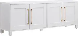 Henn&Hart 68" TV Stand for TVs up to 75", Cloud White Henn&Hart 68" TV Stand for TVs up to 75", Cloud White
