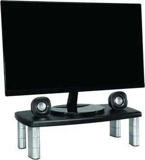 3M Extra Wide Adjustable Computer Monitor Stand, 20 in x 12 in | Height Adjustable Monitor Riser For Desk, Office, Home With Underneath Storage Space, No Skid 3M Extra Wide Adjustable Computer Monitor Stand, 20 in x 12 in | Height Adjustable Monitor Riser For Desk, Office, Home With Underneath Storage Space, No Skid
