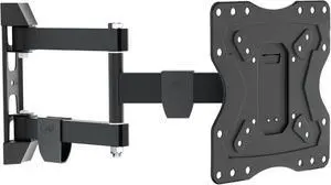 ELG Full Motion TV Wall Mount, 12"-42" TVs up to 66.1 lbs, 16" Reach, 3-Joint Arm, Swivel, Tilt, VESA 100x100 to 200x200mm, Pre-Assembled, Bubble Level, Carbon Steel, Black ELG Full Motion TV Wall Mount, 12"-42" TVs up to 66.1 lbs, 16" Reach, 3-Joint Arm, Swivel, Tilt, VESA 100x100 to 200x200mm, Pre-Assembled, Bubble Level, Carbon Steel, Black