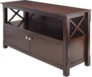 Winsome Xola 40643 Cappuccino TV Stand (40643) | Multi-Use Entertainment Center & TV Console for Living Room, Bedroom, Den, Practical Furniture for New Homes, Apartments Winsome Xola 40643 Cappuccino TV Stand (40643) | Multi-Use Entertainment Center & TV Console for Living Room, Bedroom, Den, Practical Furniture for New Homes, Apartments