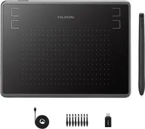 HUION Drawing Tablet Inspiroy H430P Graphic Tablet with 4 Hot Keys for OSU HUION Drawing Tablet Inspiroy H430P Graphic Tablet with 4 Hot Keys for OSU