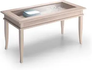 Mobili Fiver, Classico Coffee Table, Pearled Elm, Made in Italy Mobili Fiver, Classico Coffee Table, Pearled Elm, Made in Italy