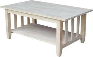 International Concepts Unfinished Mission Tall Coffee Table International Concepts Unfinished Mission Tall Coffee Table