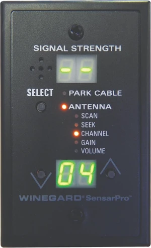 Winegard RFL-342 Sensar Pro - for RV Antennas - On-Screen Aiming System with Adjustable Amplifier Gain, Wall Plate, RV Antenna Compatible - Audio Feedback - Black Winegard RFL-342 Sensar Pro - for RV Antennas - On-Screen Aiming System with Adjustable Amplifier Gain, Wall Plate, RV Antenna Compatible - Audio Feedback - Black