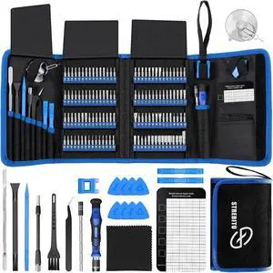 STREBITO Electronics Precision Screwdriver Sets 142-Piece with 120 Bits STREBITO Electronics Precision Screwdriver Sets 142-Piece with 120 Bits