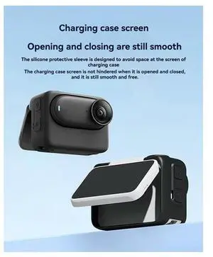 Silicone Protective Case Set For GO 3S Camera Protective Cover Anti-Fall And Anti-Lost Rope Sports Camera Accessories