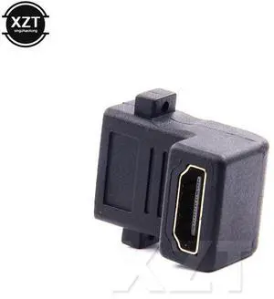 HDMI-compatible Cable Adapter Converters 90 Degree Angle to Female for 1080P HDTV Cable Adaptor Extension Coupler Connector