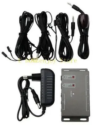 Remote Control 1 Receiver + 6 Emitter Adaptor for IR Extender Repeater