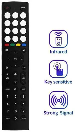 2X Replace ERF2R36H Remote Control For HISENSE TV Android LED Remote Control
