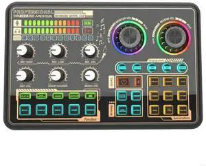 Multifunction Digital Mixer External Sound Card Bluetooth-compatible Wireless Connection for Computer phones Singing Multifunction Digital Mixer External Sound Card Bluetooth-compatible Wireless Connection for Computer phones Singing
