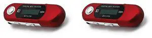 2X Mini MP3 Player USB 2.0 Small Flash Drive Multilanguage LCD Music Player With 3.5Mm Audio Jack Automatic Shutdown(C)