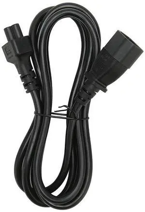 IEC320 C14 to IEC320 C5 Power Cord IEC320 C14 Male to IEC320 C5 Female Power Cable 10A 250V 2500W 5.9ft C14 to C5 Power Cord
