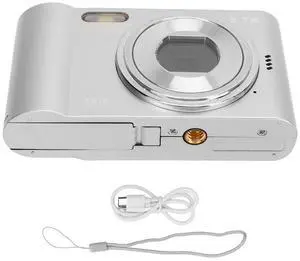 Digital Camera 48MP 2.7k 8x Zoom HD Auto Focus Stylish Cute Camera for Teens Students Boys Girls Seniors Gift