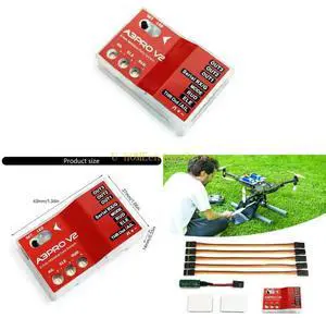 V2 6 Axised Gyroscope Flight Controller Gyroscope for Fixed Wing Aircraft