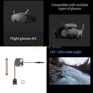 Advanced For O4 Air Unit Digital Transmission System 20ms Low Latency 10km Ranging 4K/60fps Video 1080p Live View