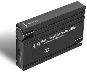 Hifi Bass Headphone Earphone Audio Amplifier With 16-600 Range Featuring BT 5.0 3.5Mm Aux For Phone PC Music Player AMP