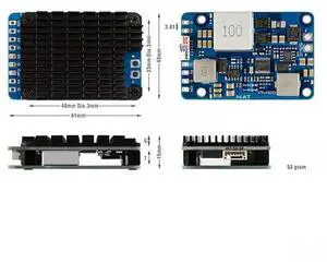 PM12S-3 For RC Multirotor FPV Racing Long Range Power Module 3-12S LIPO 9-55V VX BEC With Heatsink PM12S-3 For RC Multirotor FPV Racing Long Range Power Module 3-12S LIPO 9-55V VX BEC With Heatsink