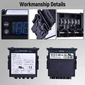 ERC112D Temperature Controller Kit Electronic Refrigeration Controller With Dual Sensor Probes 00C30-123D-03 080G3492