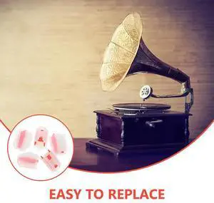 12Pcs Black Plastic Play Microphone Props Fake Microphones for Kids Party Role Play Performance Toy Microphone