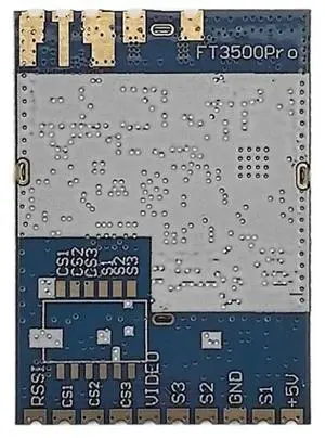 Ft3500pro 3.3G VRX 64CH Analog FPV Video Receiver, Supports RSSI Signal Detection Function, For Rush FPV