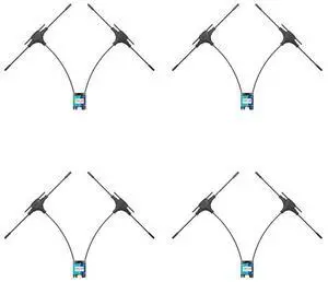 4X For GEPRC ELRS 915M/2.4Ghz Gemx Gemini RX Dual Frequency Receiver For FPV RC Drone