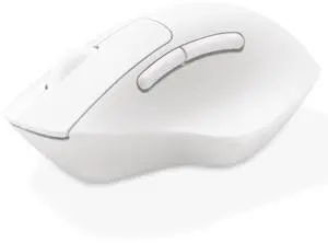 ELECOM Bluetooth Mouse Ergonomic Shape, Silent Click, 18-Month Battery Life, 2000DPI, 5 Buttons with Tilt Wheel, Optical Sensor, Compatible with PC, Mac, Laptop, SHELLPA, White (M-SH30BBSKWH)