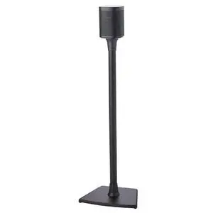 Sanus Wireless Sonos Speaker Stand for Sonos One, Play:1, & Play:3 - Audio-Enhancing Design with Built-in Cable Management - Single Stand (Black) - WSS21-B1 Sanus Wireless Sonos Speaker Stand for Sonos One, Play:1, & Play:3 - Audio-Enhancing Design with Built-in Cable Management - Single Stand (Black) - WSS21-B1