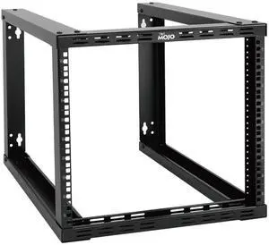 Tecmojo 9U Fixed Wall Mount Network Rack 15.8inch Depth Open Frame for Server Data/AV/IT/Communication/Computer Equipment/Patch Panel Heavy Duty Tecmojo 9U Fixed Wall Mount Network Rack 15.8inch Depth Open Frame for Server Data/AV/IT/Communication/Computer Equipment/Patch Panel Heavy Duty