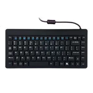 DSI Waterproof Mini Keyboard Industrial IP68 Silicone IKB88, Black DSI Waterproof Mini Keyboard Industrial IP68 Silicone IKB88, Black