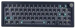BOYI GMK67 Barebones Keyboard Kit,VIA Programmable Custom BT5.0/2.4GHz/Type-C Tri-Mode Gasket Mounted Hot Swap RGB 4000mAh Wireless 65% Mechanical Gaming Keyboard DIY Kit with Knob(Black) BOYI GMK67 Barebones Keyboard Kit,VIA Programmable Custom BT5.0/2.4GHz/Type-C Tri-Mode Gasket Mounted Hot Swap RGB 4000mAh Wireless 65% Mechanical Gaming Keyboard DIY Kit with Knob(Black)