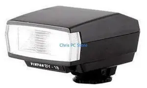 Adjustable Flash Unit GN20m For Digital Cameras 60° Beam PC Connection Port