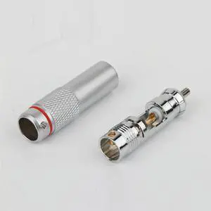 4PCS RCA Plug Connector RCA Audio Plug RCA Terminal For DIY HIFI Audio Cable Speaker Accessories