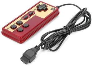 8 Bit TV Red White Machine Game Player Handle Universal Handheld Video Game Console Nine Pinholes Interface for Coolboy Subor