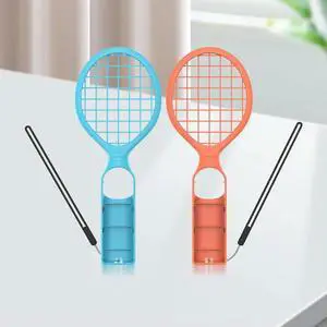 2 PCS Tennis Racket for Switch 2 Tennis Racquet Grip Controller Grips Tennis Accessories for Nintendo for Switch/OLED Joy-Con