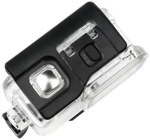 Waterproof Case 30m/98.42ft Case Housing Silver and White Underwater Dive Case Shell for Gopro Hero 7 Sports Camera Accessories
