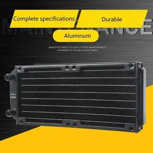 Water Cooling Computer Radiator 10 Pipe Aluminum Heat Exchanger Liquid Cooling Heat Sink for CPU PC Water Cool System