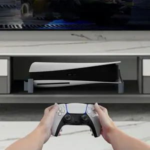 For PS5 Horizontal Base Stand Holder Game Console Desk Stand Rack Placement Bracket for PS5 Disc & Edition