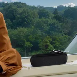 Carrying Case Waterproof Portable Bag EVA Shockproof with Hand Rope & Carabiner for Anker Prime 12000mAh Power Bank 130W