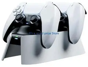 Game Consoles Chargers Stand Charging Display Dock Station with 2 Port Suitable for P5 Console Controller