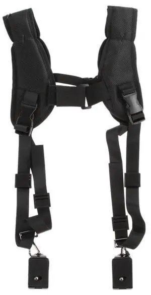 Shoulder Camera Strap Quick Adjustment Shoulder Strap Camera Mount Accessories for Two DSLR Cameras