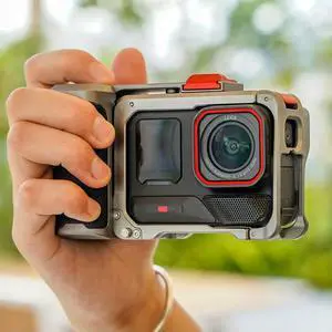 For Ace Pro/2 l Camera Grip Mount Wear Resist Sports Camera Protective Case Anti-Fall Street Photo Vlog Accessories