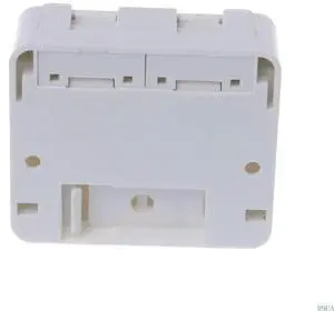 Dual-port Ethernet LAN Gigabit RJ45 Cat6 Outlet Wall Plate Socket Keystone Faceplate