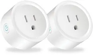 Osprey Smart Plug, Wi-Fi Outlet Socket Compatible with Alexa and Google Home, Automate APP, Timer Function, Voltage Measurement Function, No Hub Required, 16A (2 pcs)