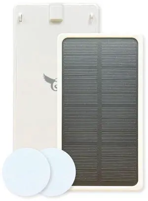 Osprey Solar Panel Charger for Smart Curtain Opener: Enhanced Performance, Easy Operation, Support for Low-Light Charging, Unlimited on Solar Power Supply for Roman Rod+ T-Track+ U-Rail Curtain